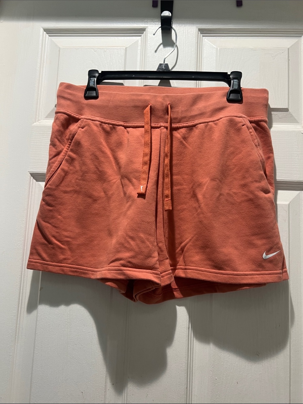Nike Women's Coral Drawstring Athletic Shorts